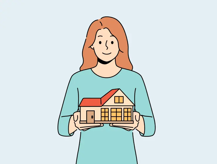 New Home Journey Illustration New Home Journey Illustration