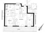GRUNDRISS - Familiengerechte 3-Zimmer-Wohnung mit Tiefgarage in Spielberg