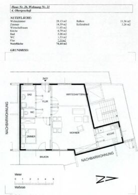 nette 3-Zimmer-Wohnung mit Balkon in der Froschaugasse, 8010 Graz, Wohnung